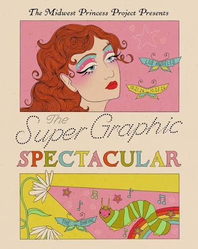 Poster art for Chappell Roan's Super Graphic Spectacular in Los Angeles